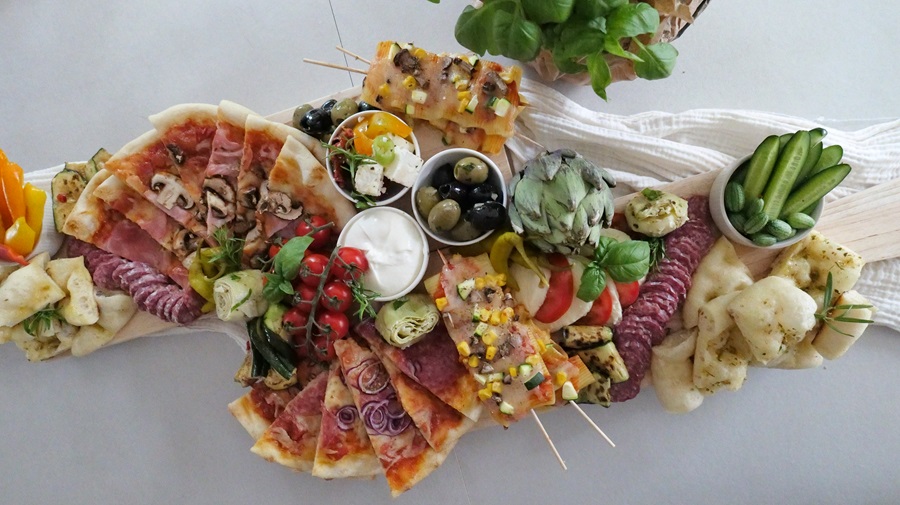 Pizza Charcuterie Board