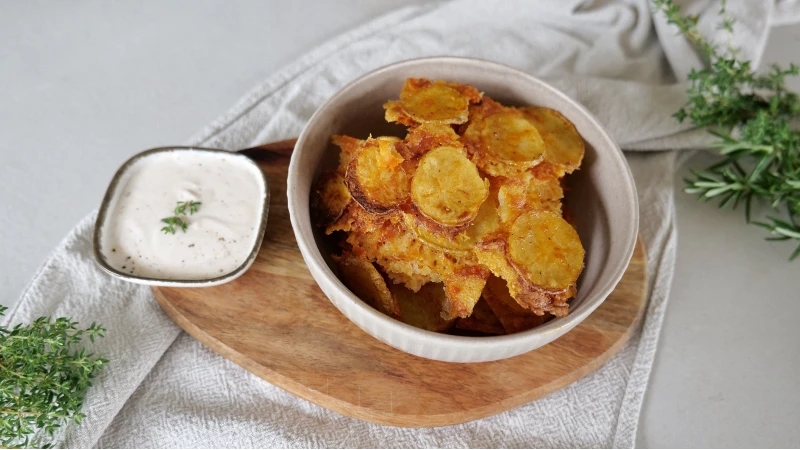 Parmesan-Kartoffelchips