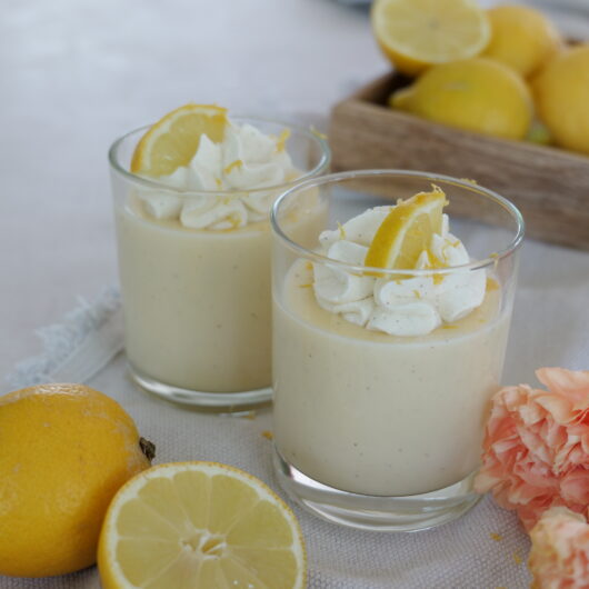 Zitronen-Vanillepudding-Dessert