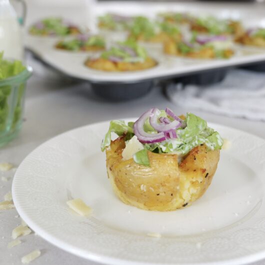 Smashed Potato Muffins – Caesar’s Style