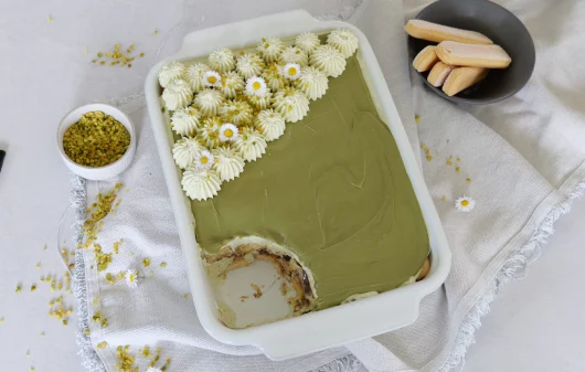 Pistazientiramisu (familienfreundlich)