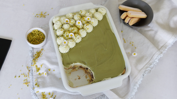 Pistazientiramisu (familienfreundlich)