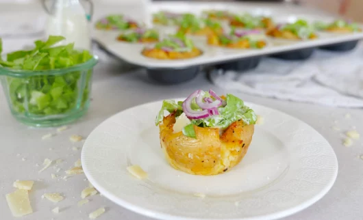 Smashed Potato Muffins – Caesar’s Style