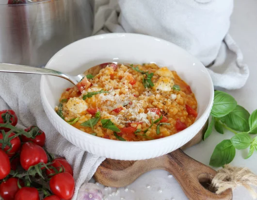 Tomate-Mozzarella-Risotto