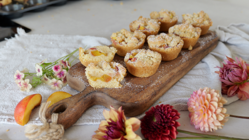 Mini-Nektarinen-Streusel-Törtchen