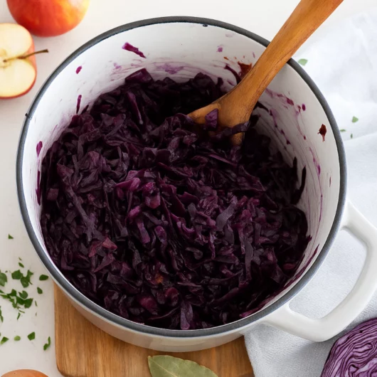 Apfelrotkraut aus dem Ofen