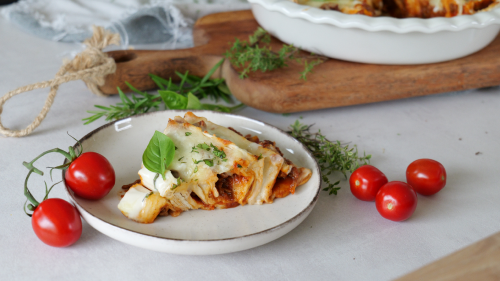 Wrap-Lasagne mit Bolognese