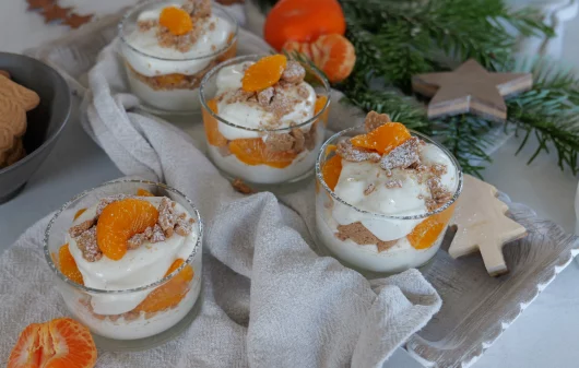 Spekulatius-Mandarinen-Dessert