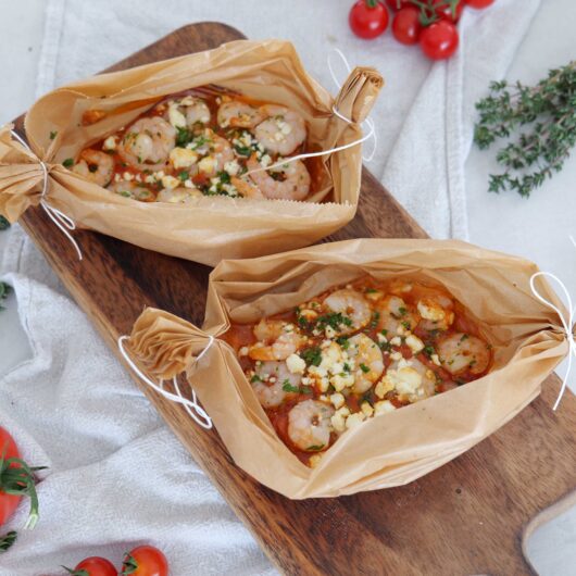 Garnelenschiffchen aus dem Airfryer