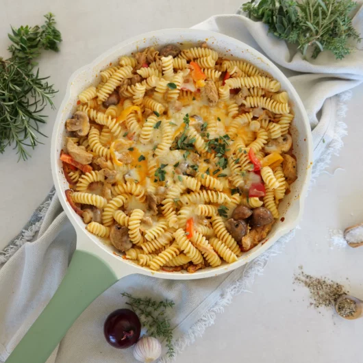 Gyrospfanne mit Nudeln